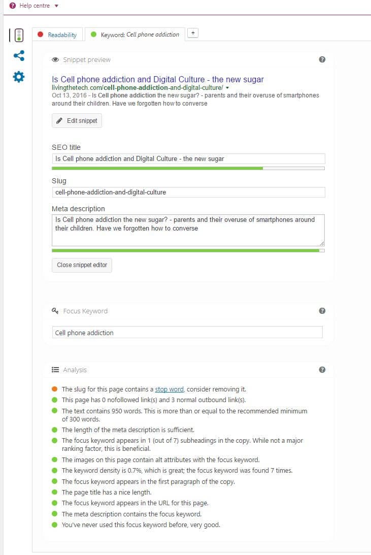 seo improvements