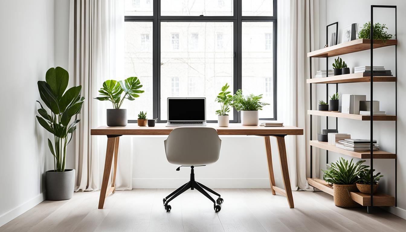 By following minimalism and de-cluttering your home office, you can make a place that helps you focus and be productive.