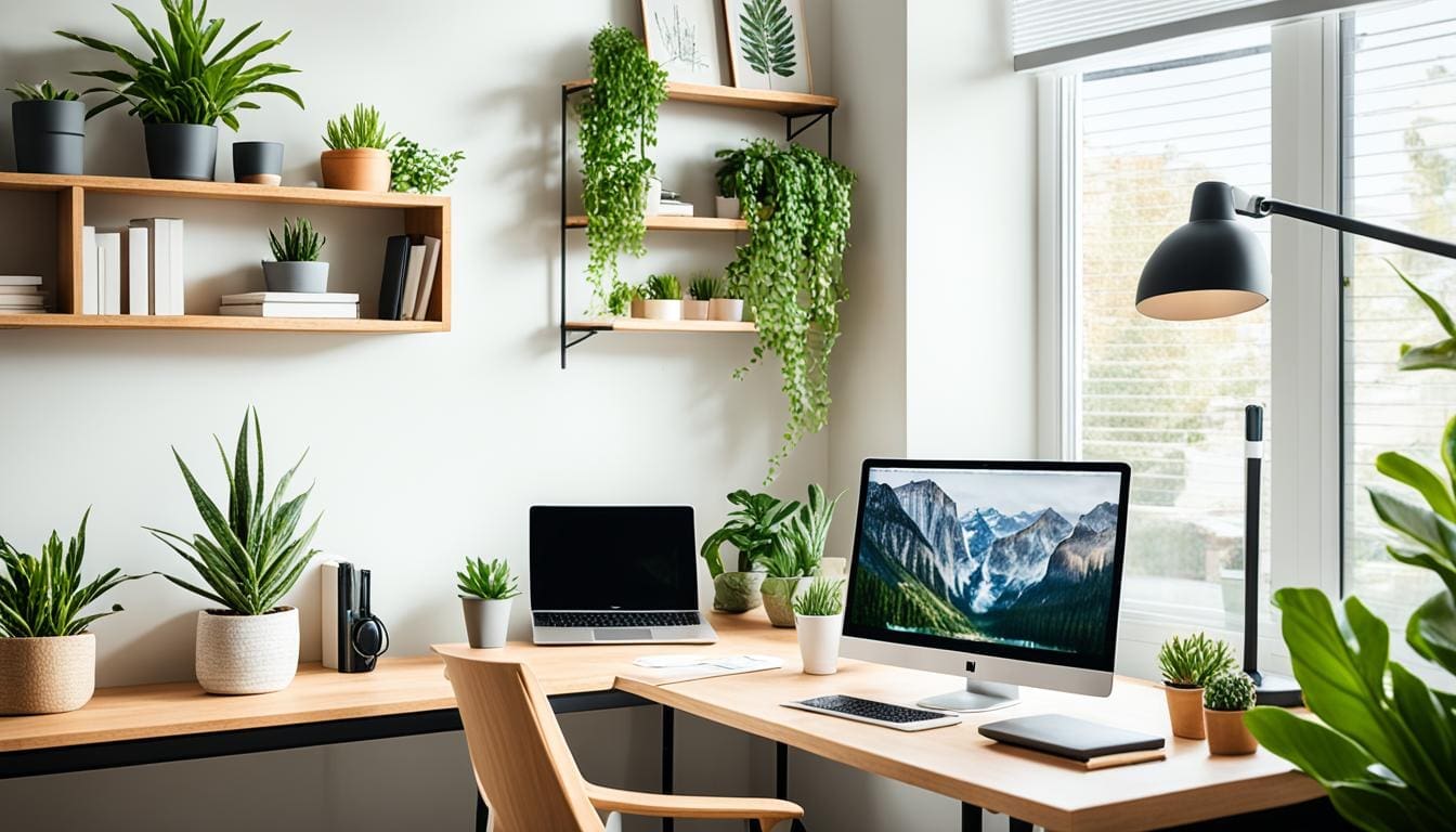 Adding plants to your home office can change your workspace for the better. Plants in the home office help clean the air, boost focus, cut stress and they look good.