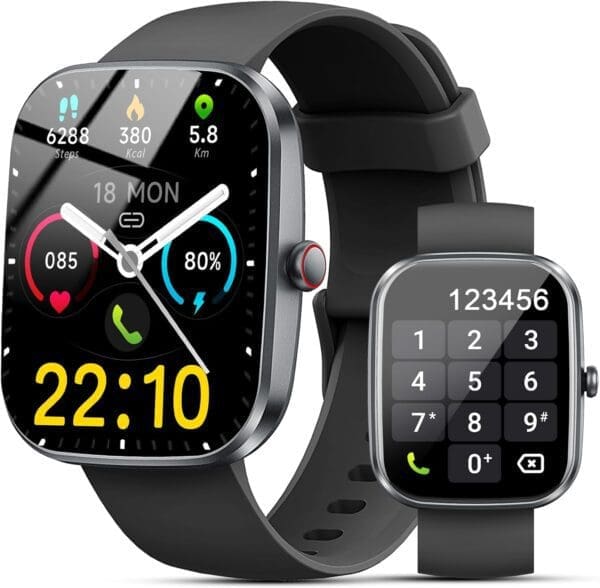 Smart Watches for Men/Women, 1.91 or 1.96" Screen, HD Fitness Watch with Make/Answer Calls. 