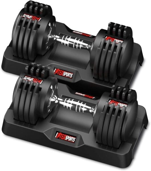 Finding the perfect Fathers Day Gifts for the Dad who spends a lot of time in his home office can be tough.  How about some dumbbells?