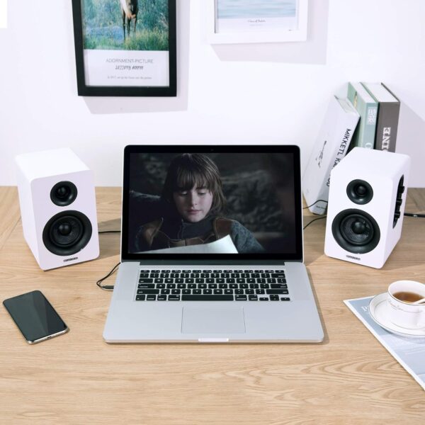 Finding the perfect Fathers Day Gifts for the Dad who spends a lot of time in his home office can be tough.  How about some desk speakers?