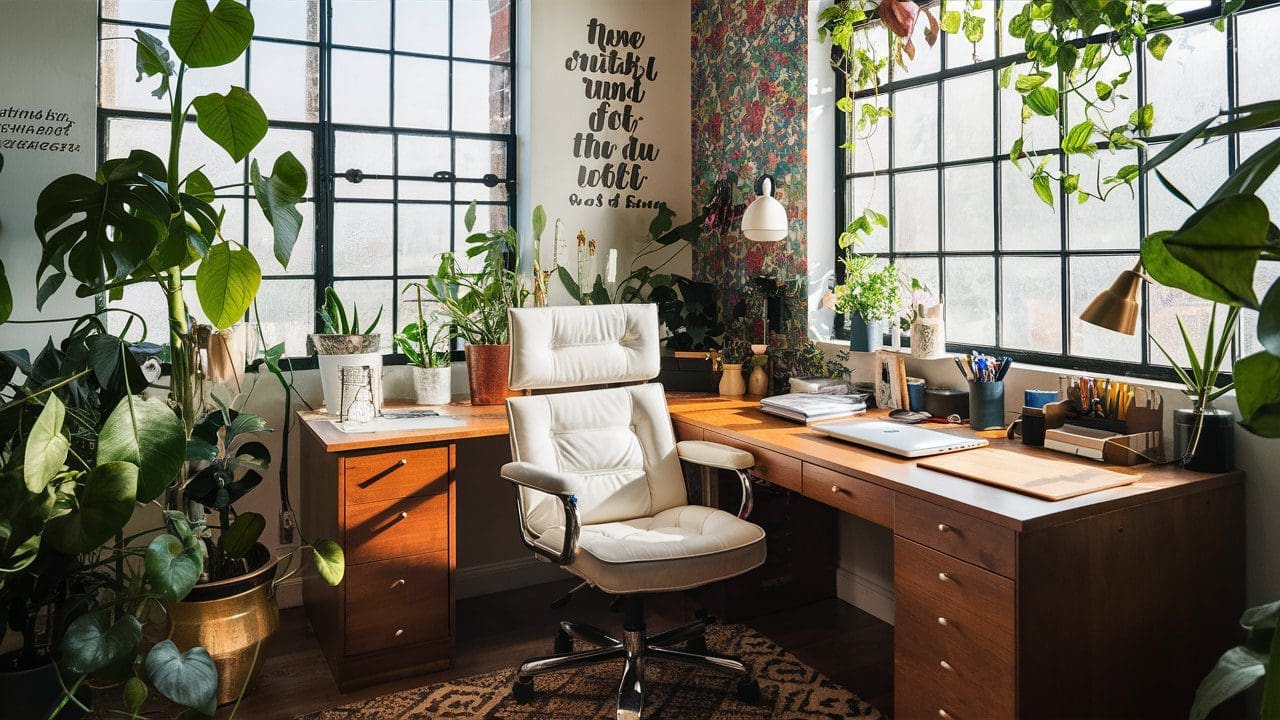 Once your space is organized to your liking, continue to enhance it by displaying inspirational quotes and artwork that inspire and motivate you throughout your workday. Consider framing your favorite motivational quotes or hanging up prints of artwork that resonates with you on a personal level.