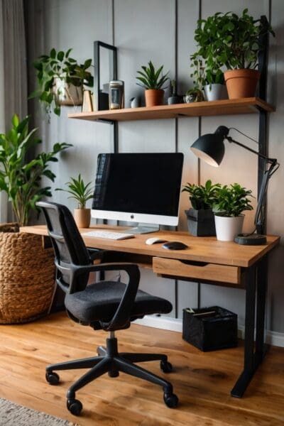 An ergonomic chair provides proper support for your back, reducing the risk of discomfort and long-term injury. Look for chairs with adjustable height, lumbar support, and armrests.