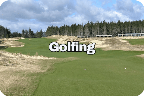 blogging about golfing