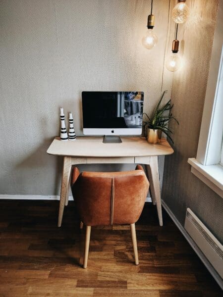 Opt for a desk that fits your space without overwhelming the room. Wall-mounted or foldable desks are excellent choices for small spaces.