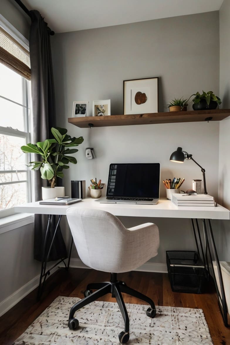 A minimalist home office setup can boost productivity, enhance focus, and create a calming environment when the outside world is mad crazy.