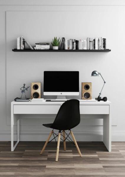 A minimalist home office is a workspace designed with simplicity in mind. It focuses on reducing clutter, using essential furniture and tools, and creating an environment that fosters concentration and creativity.